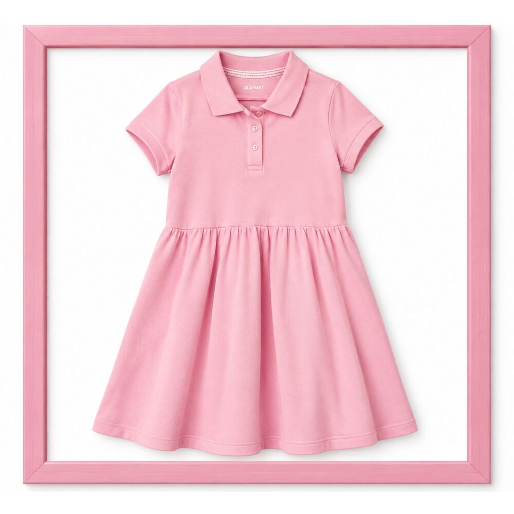 Pink Old Navy girls' dress in size 10–12